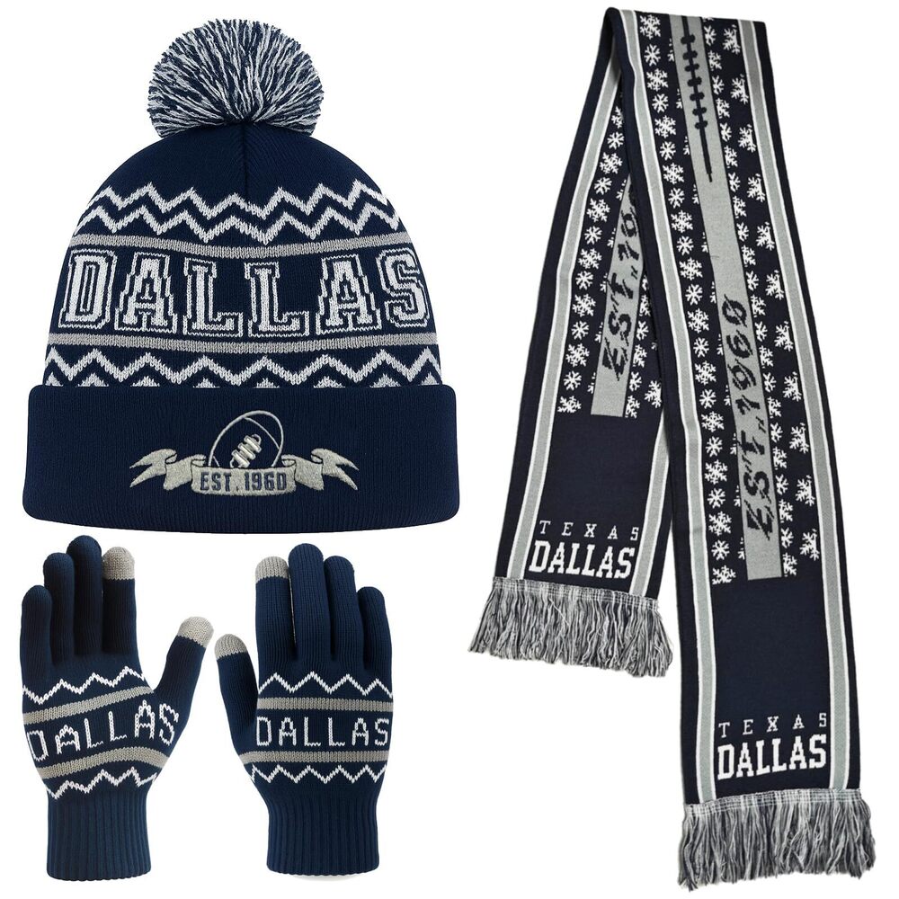 6603 Vintage Classic Skull Cap Beanie Hat with Warm Gloves and ‌Extended